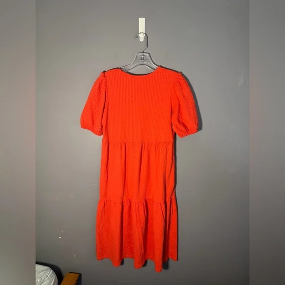 Boden Seersucker Midi Dress Women’s Size 2P - Picture 5 of 6